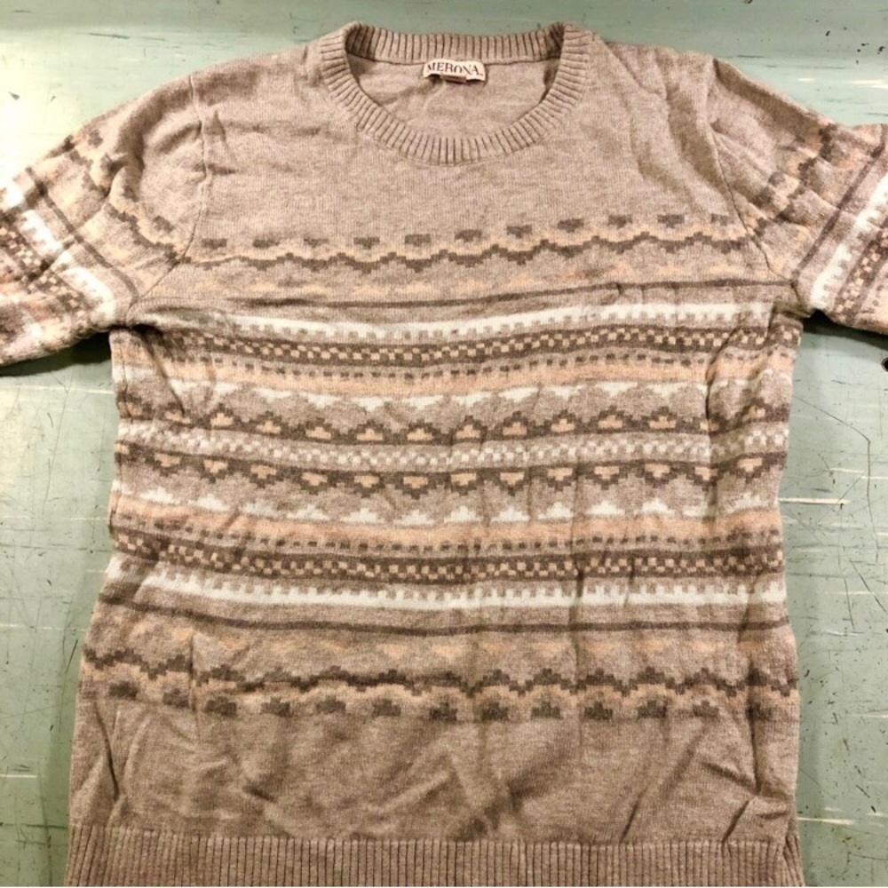 Cozy patterned sweater